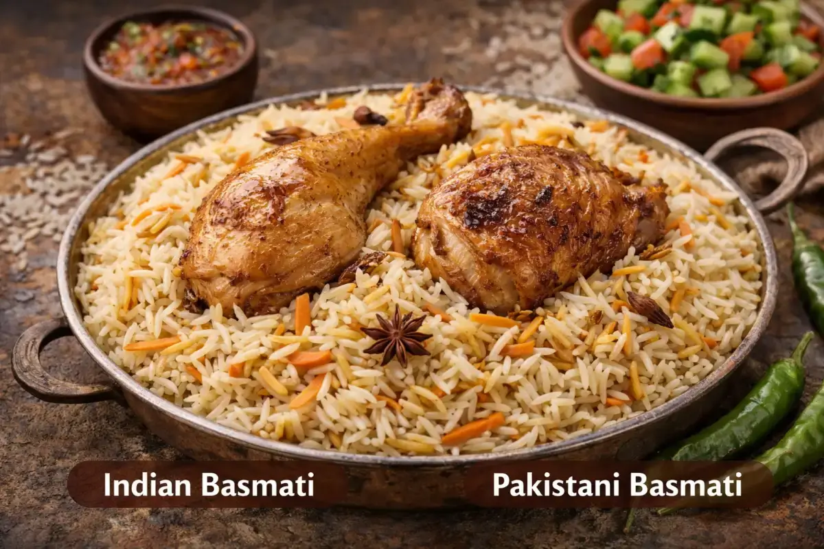 استخدام الأرز البسمتي في الكبسة السعودية والأطباق اليومية 