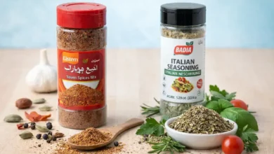 تشكيلة من خلطات البهارات المناسبة للاستخدام اليومي في الطبخ المنزلي بالسعودية