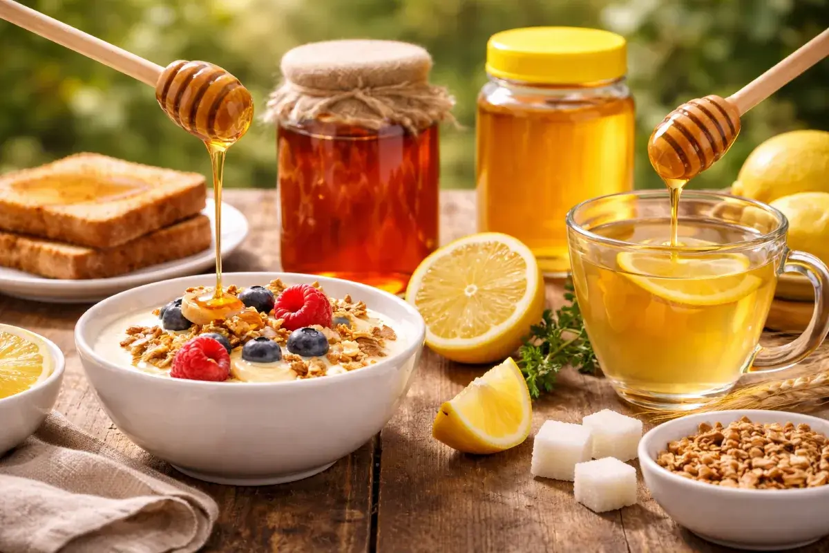 استخدام العسل في الطعام والمشروبات ضمن الروتين اليومي