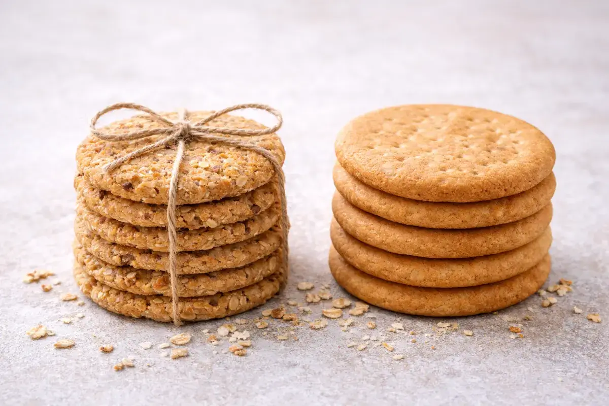 مقارنة بصرية بين بسكويت دايت وبسكويت عادي دون فروق تسويقية