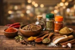 خلطات بهارات جاهزة متنوعة للاستخدام اليومي في المطبخ المنزلي