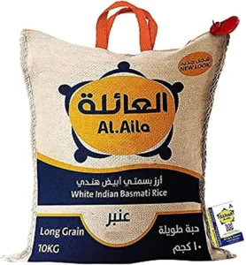 أرز بسمتي أبيض هندي من العائلة وزن 10 كجم